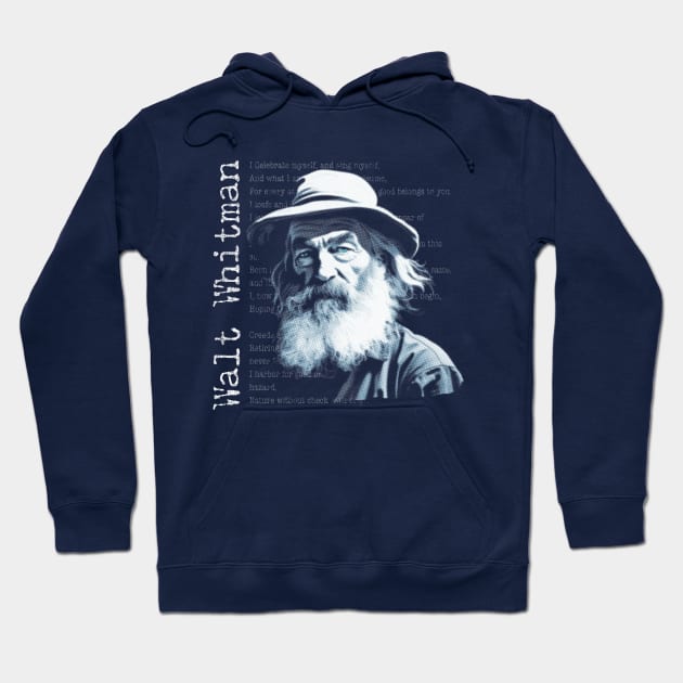 Walt Whitman Hoodie by WickedAngel